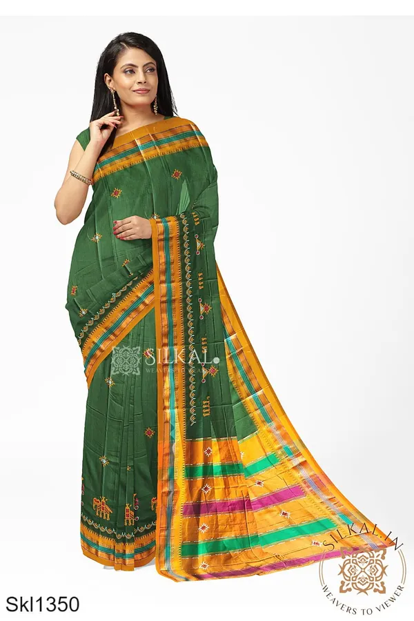 Ilkal_Kasuti_Sarees_Saree_Code-_SKL1353