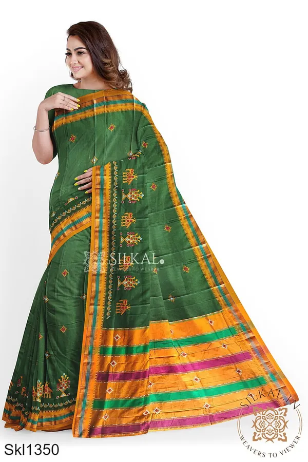 Ilkal_Kasuti_Sarees_Saree_Code-_SKL1353