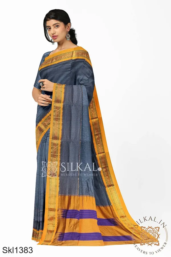 Ilkal_Mercerized_Sonamati_Cotton_Saree_Saree_Code-_SKL1361