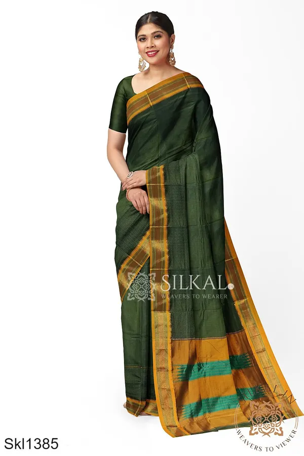 Ilkal_Mercerized_Sonamati_Cotton_Saree_Saree_Code-_SKL1362