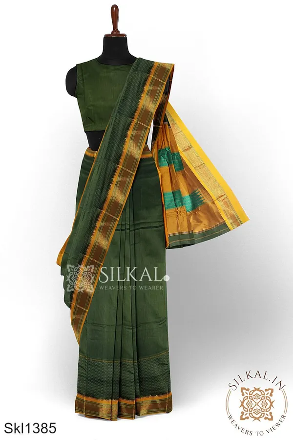 Ilkal_Mercerized_Sonamati_Cotton_Saree_Saree_Code-_SKL1362