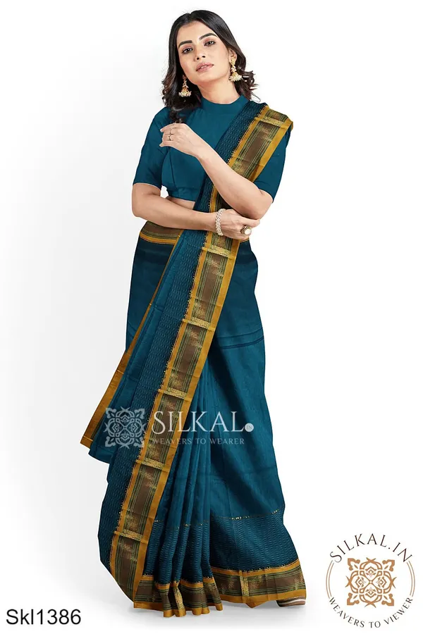 Ilkal_Mercerized_Sonamati_Cotton_Saree_Saree_Code-_SKL1581