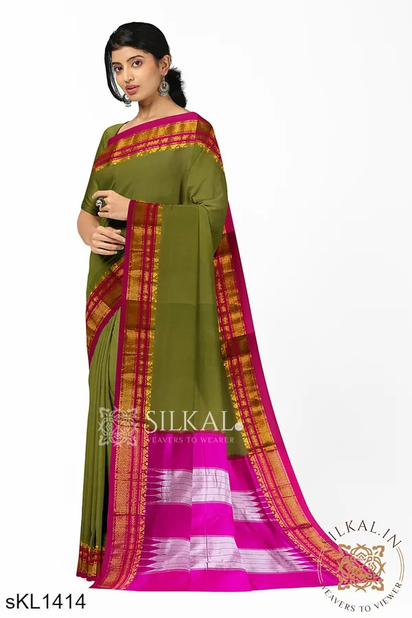 Ilkal_Cotton_Silk_Saree_Code-_SKL1584