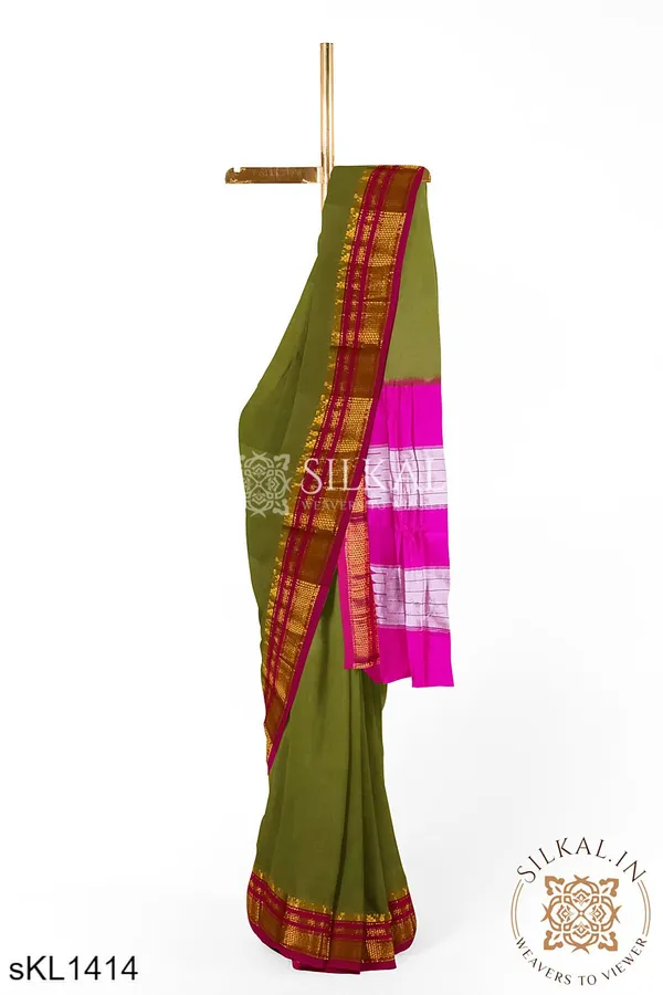 Ilkal_Cotton_Silk_Saree_Code-_SKL1584