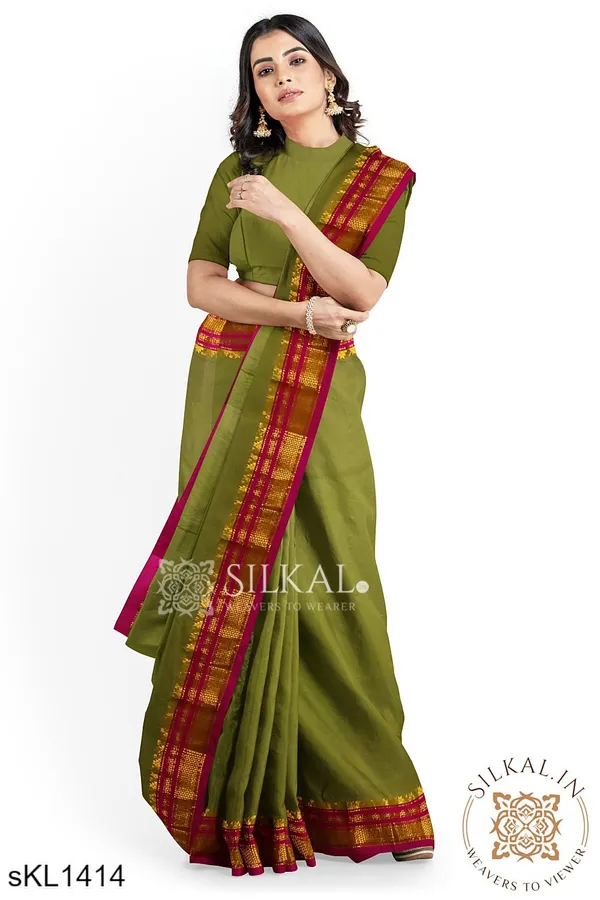 Ilkal_Cotton_Silk_Saree_Code-_SKL1584