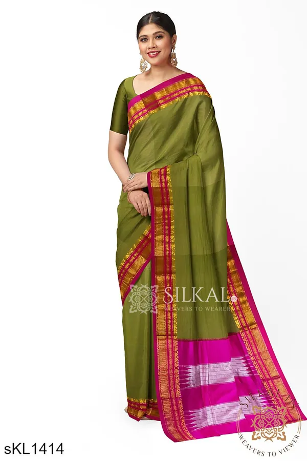 Ilkal_Cotton_Silk_Saree_Code-_SKL1584