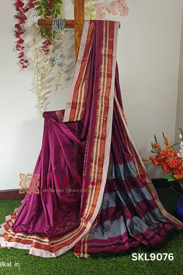 Ilkal_Kasuti_Sarees_Saree_Code-_SKL1062
