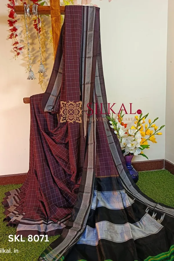 Ilkal_Cotton_Silk_Chikki_Paras_Handloom_Saree_Saree_Code-_SKL1211