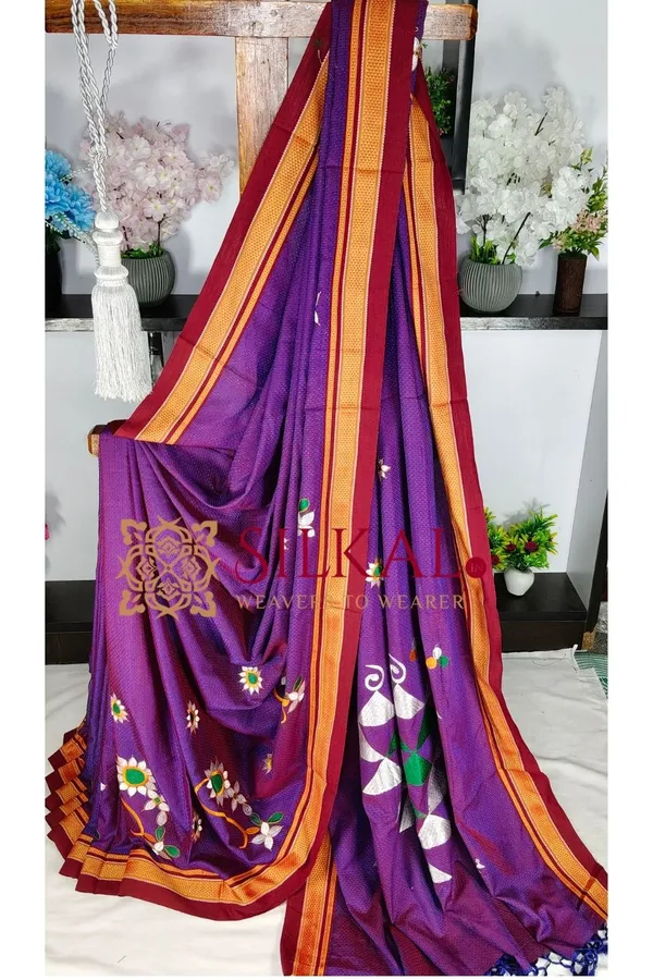 Traditional_Khun_Kasuti_Saree_SKL04087
