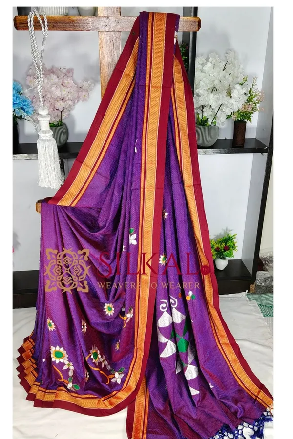 Traditional_Khun_Kasuti_Saree_SKL04087