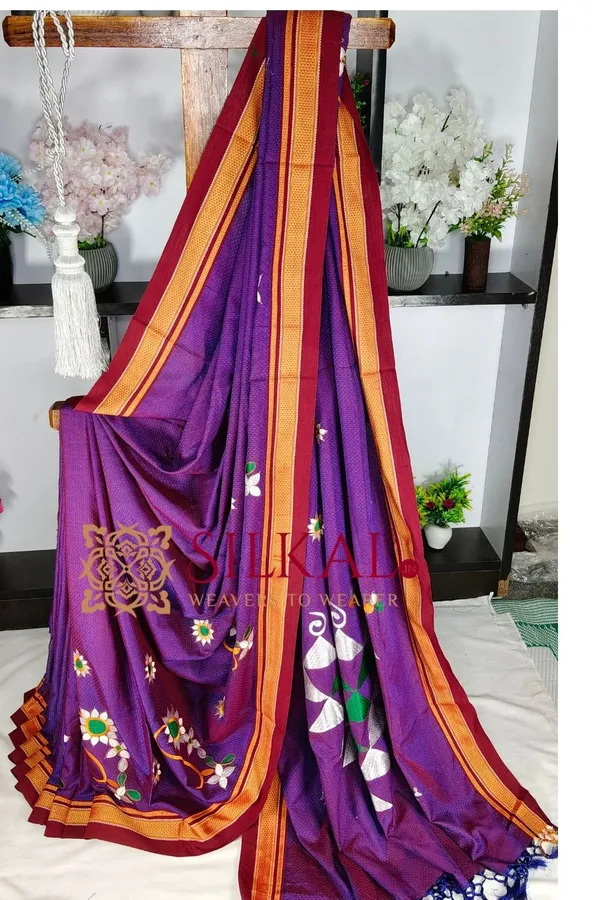 Traditional_Khun_Kasuti_Saree_SKL04087