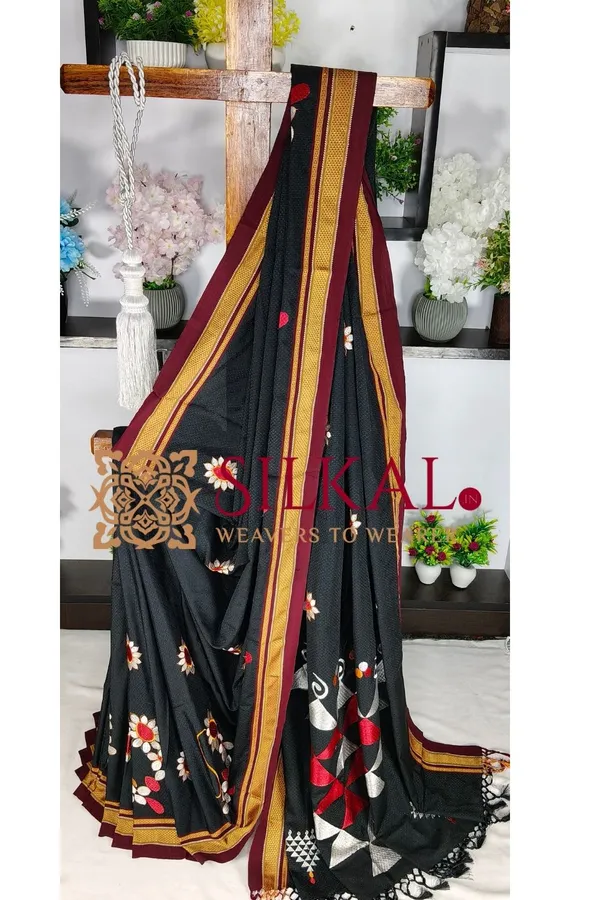 Traditional_Khun_Kasuti_Saree_SKL04090