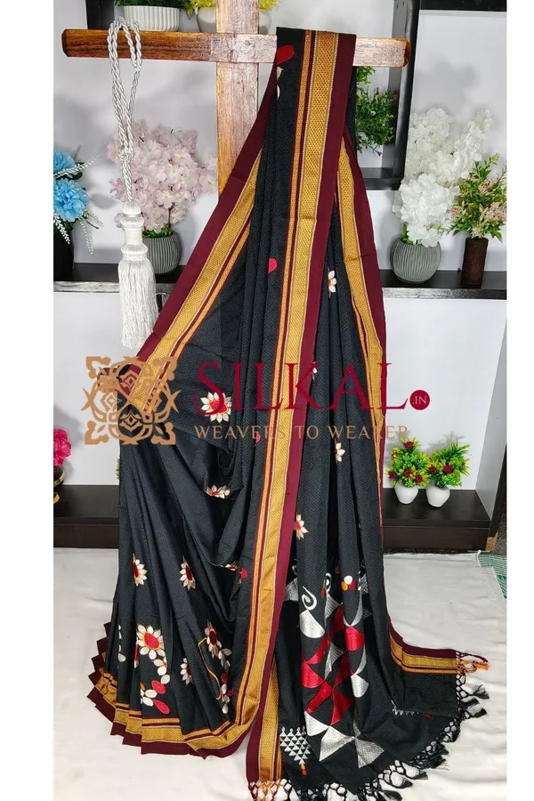 Traditional_Khun_Kasuti_Saree_SKL04090