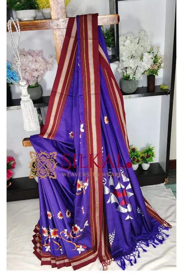Traditional_Khun_Kasuti_Saree_SKL04091