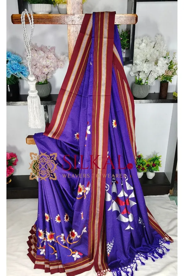Traditional_Khun_Kasuti_Saree_SKL04091