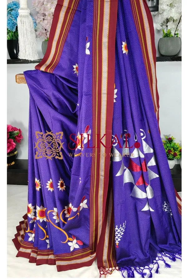 Traditional_Khun_Kasuti_Saree_SKL04091