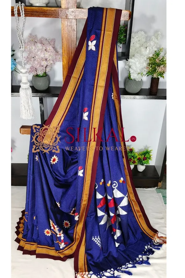 Traditional_Khun_Kasuti_Saree_SKL04096