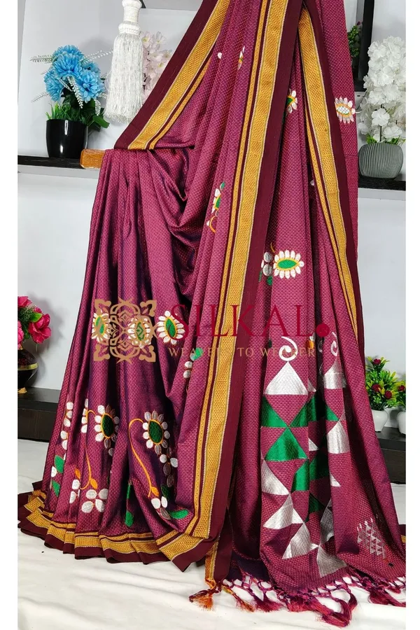 Traditional_Khun_Kasuti_Saree_SKL04106