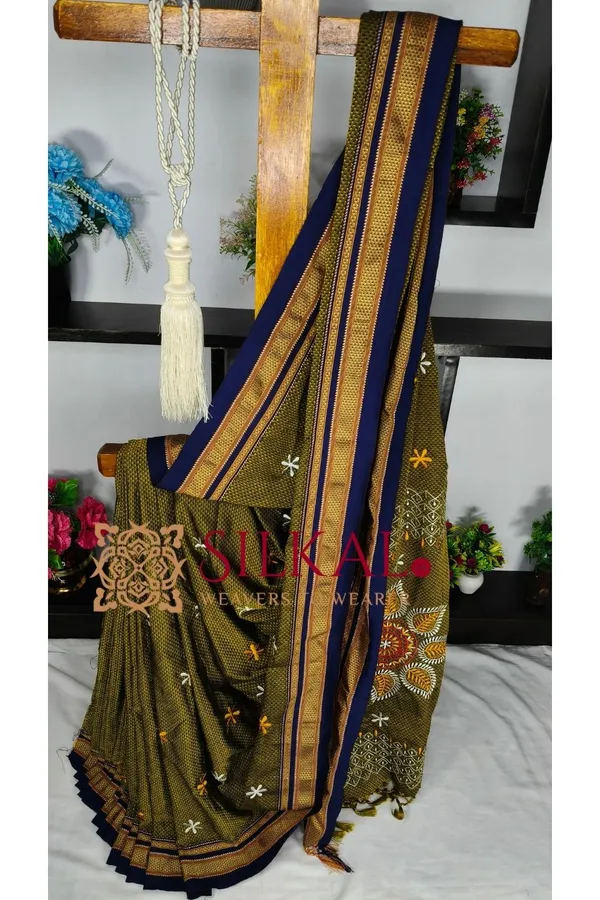 Traditional_Khun_Kasuti_Saree_SKL04259