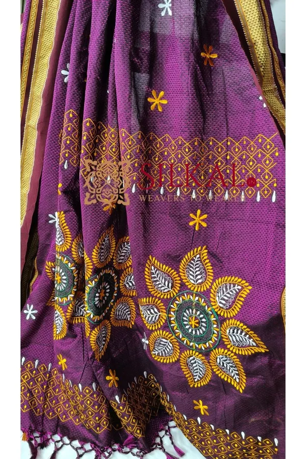 Traditional_Khun_Kasuti_Saree_SKL04266