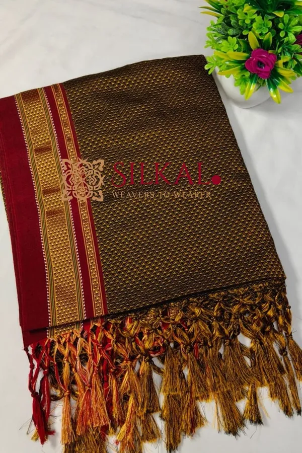 Traditional_khun_Dupatta_With_Tassels_SKLD03907