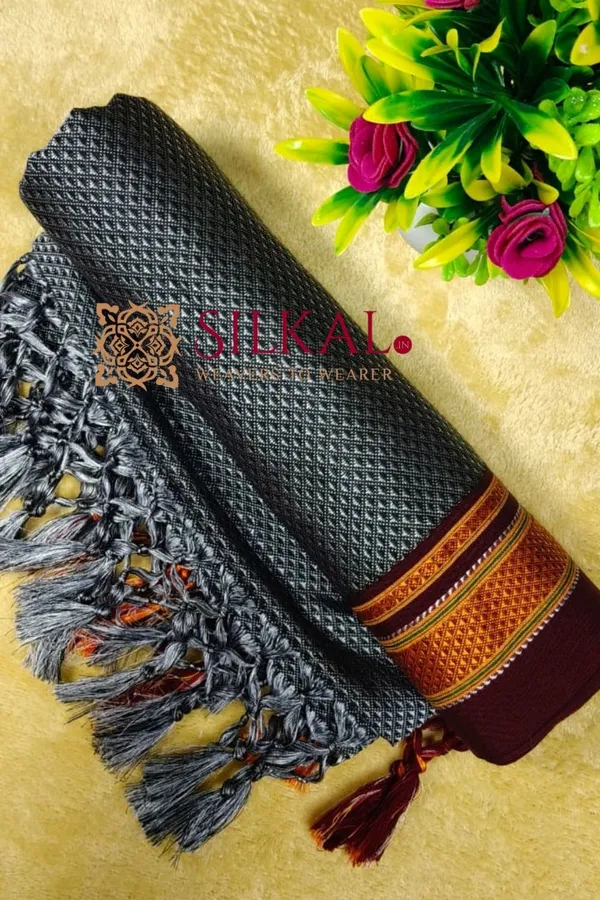 Traditional_khun_Dupatta_With_Tassels_SKLD03909