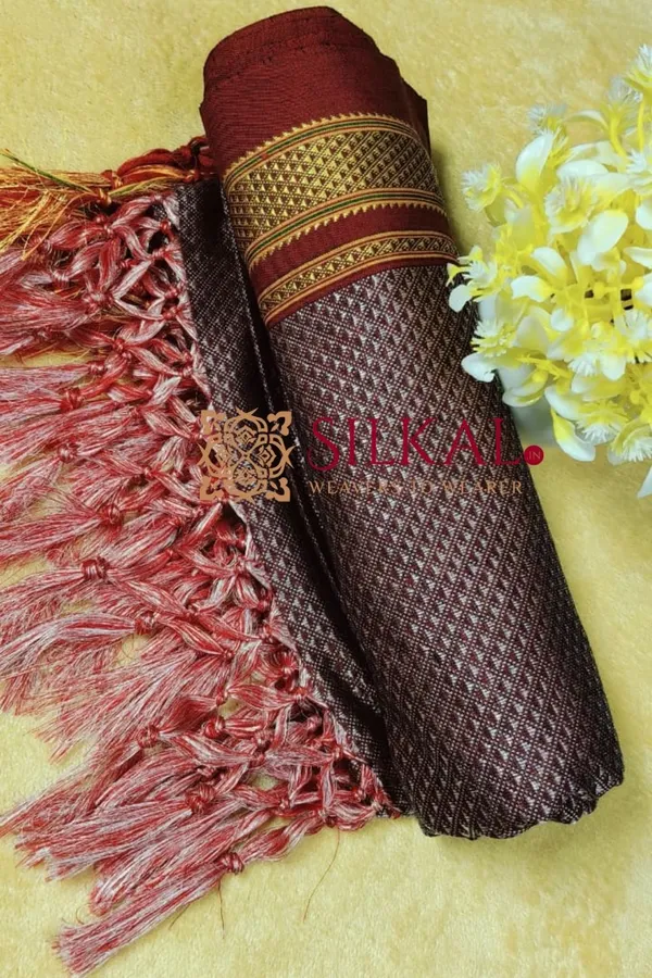 Traditional_khun_Dupatta_With_Tassels_SKLD03910