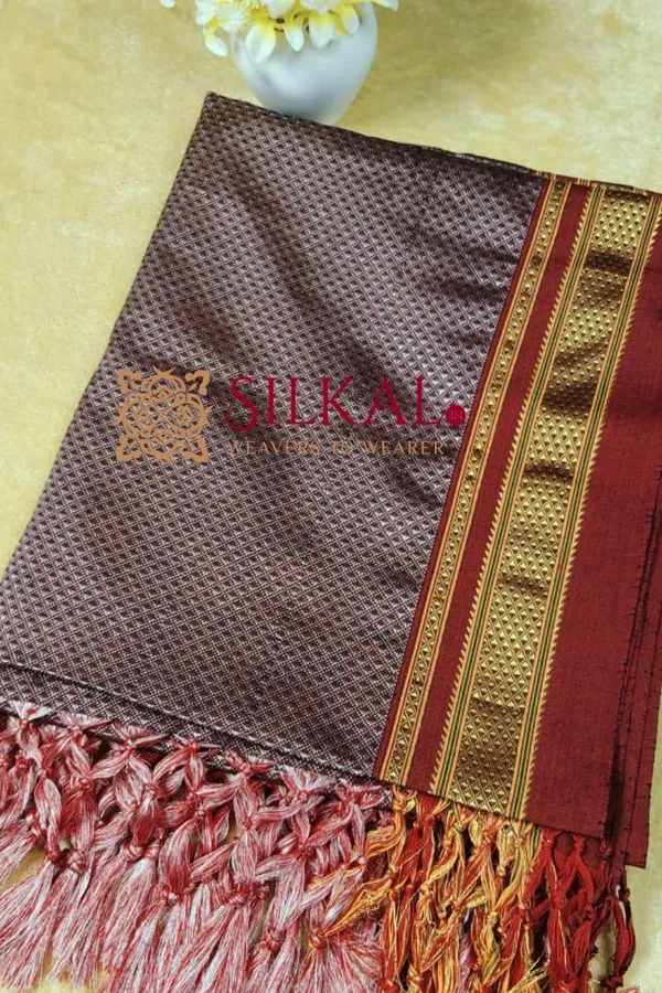 Traditional_khun_Dupatta_With_Tassels_SKLD03910
