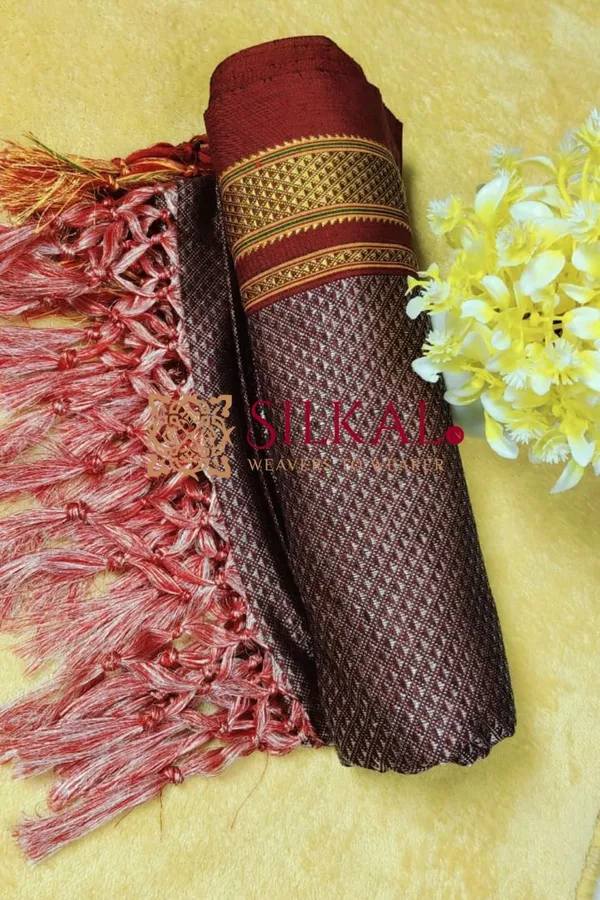 Traditional_khun_Dupatta_With_Tassels_SKLD03910