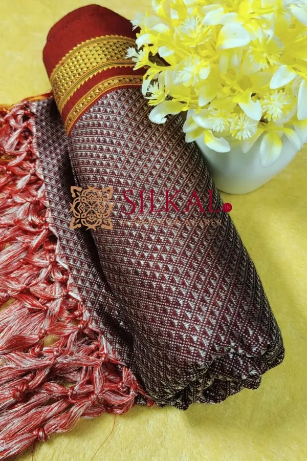 Traditional_khun_Dupatta_With_Tassels_SKLD03910
