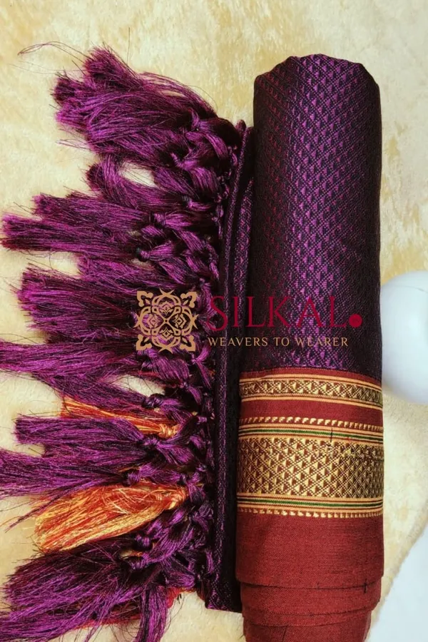 Traditional_khun_Dupatta_With_Tassels_SKLD03913