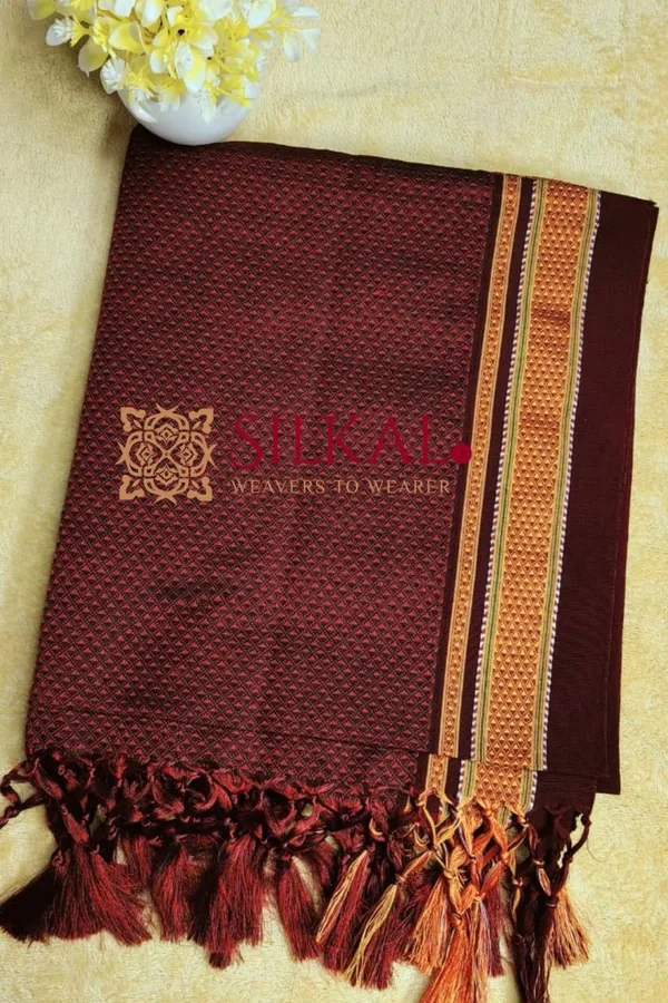 Traditional_khun_Dupatta_With_Tassels_SKLD03917