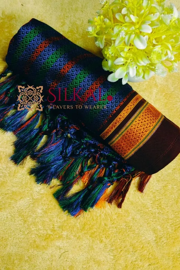 Traditional_khun_Dupatta_With_Tassels_SKLD03920