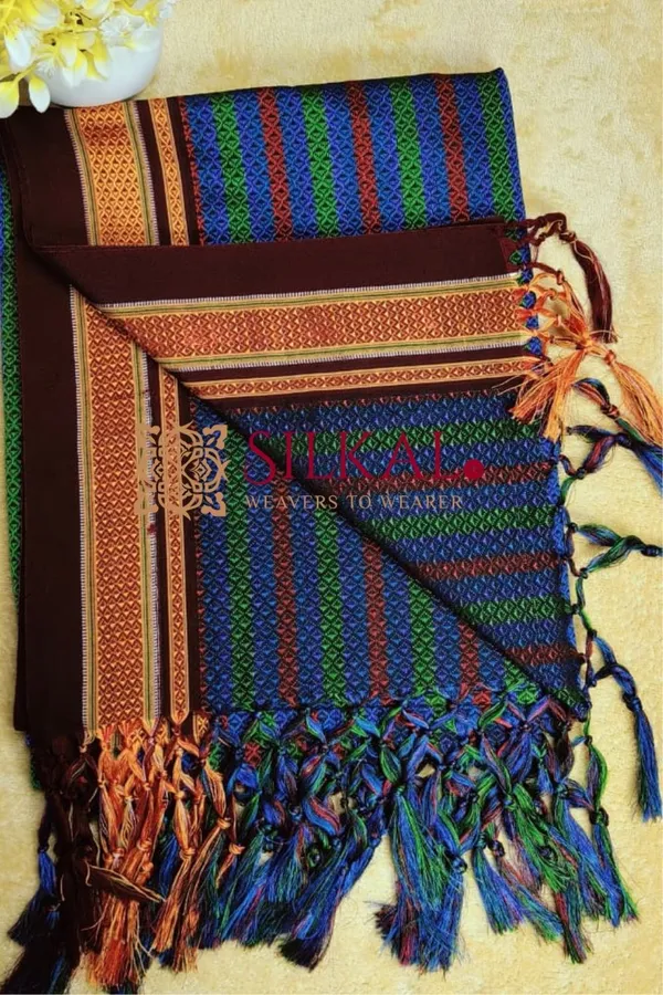 Traditional_khun_Dupatta_With_Tassels_SKLD03920
