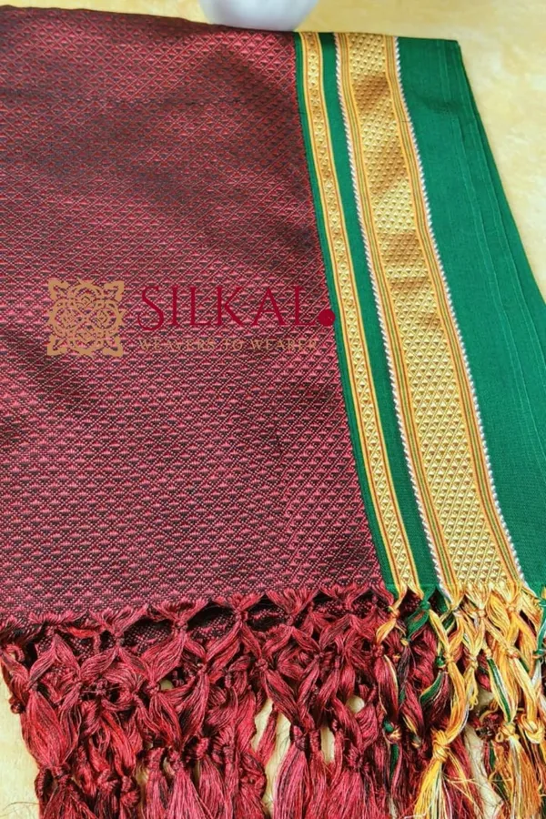 Traditional_khun_Dupatta_With_Tassels_SKLD03921