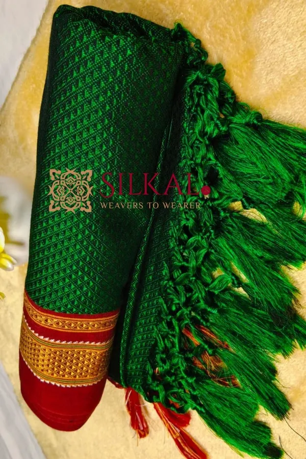 Traditional_khun_Dupatta_With_Tassels_SKLD03924