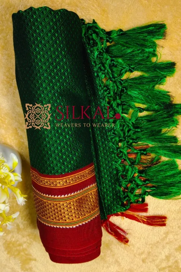 Traditional_khun_Dupatta_With_Tassels_SKLD03924