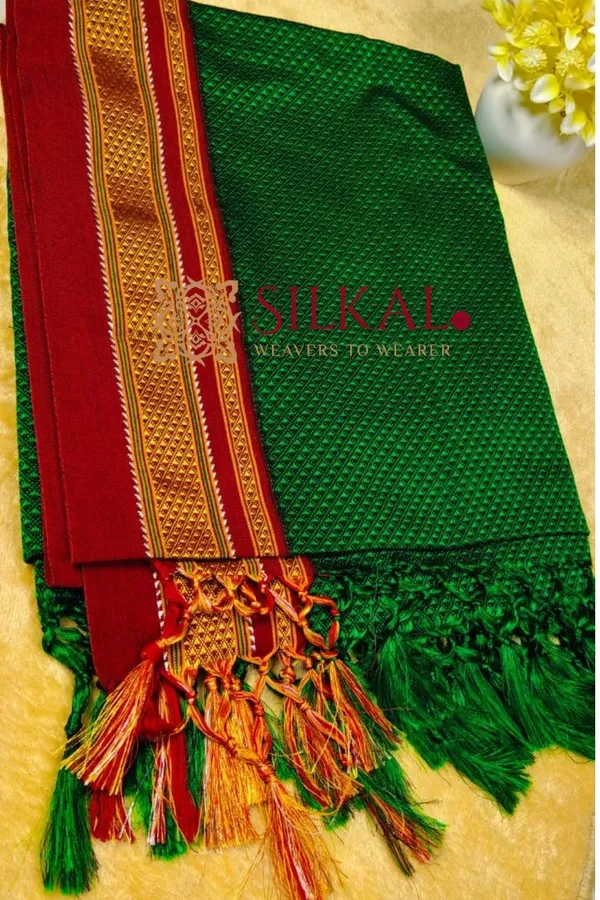 Traditional_khun_Dupatta_With_Tassels_SKLD03924