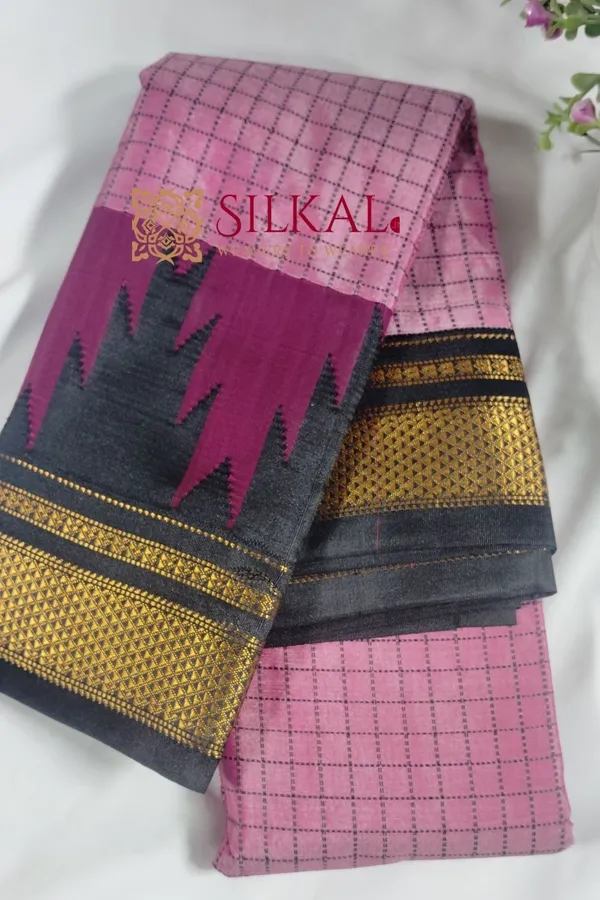 One_Side_Border_Chandarana_Temple_Saree_Code-_SKL1773