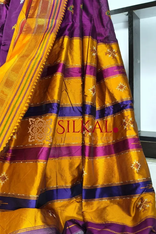 Ilkal_Kasuti_Work_Silk_By_Cotton_Saree_Saree_Code-_SKL1634