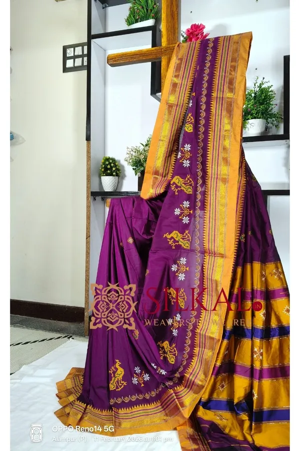Ilkal_Kasuti_Work_Silk_By_Cotton_Saree_Saree_Code-_SKL1634