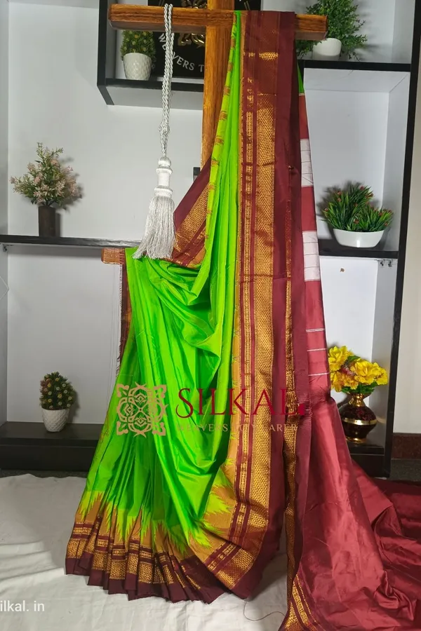 Ilkal_Temple_Saree_Code-_SKL1199