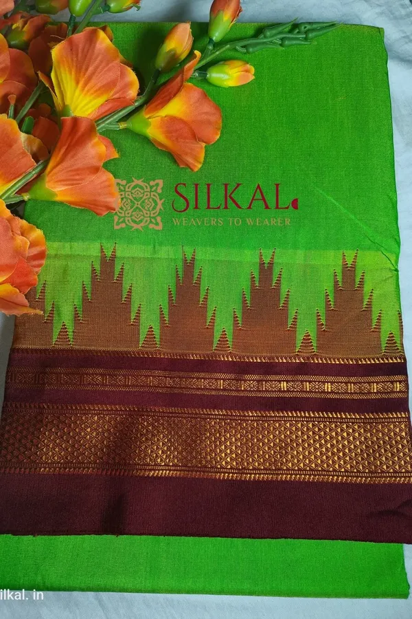 Ilkal_Temple_Saree_Code-_SKL1199