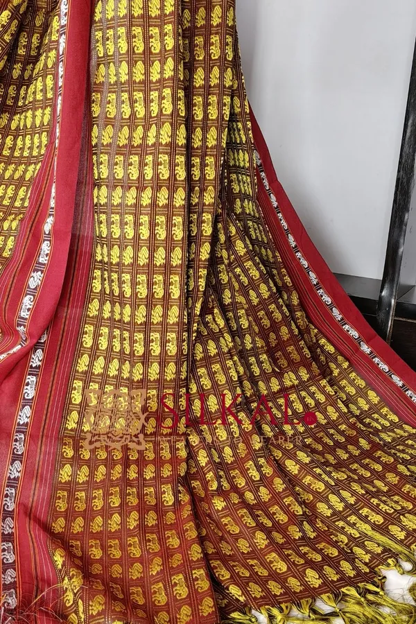Ilkal_Khun_Viscose_Cotton__Saree_SKL03443