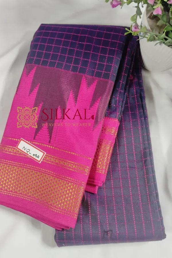 One_Side_Border_Chandarana_Temple_Saree_Saree_Code-_SKL1242