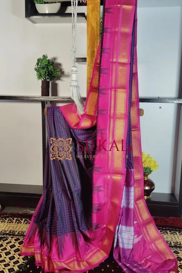 One_Side_Border_Chandarana_Temple_Saree_Saree_Code-_SKL1242