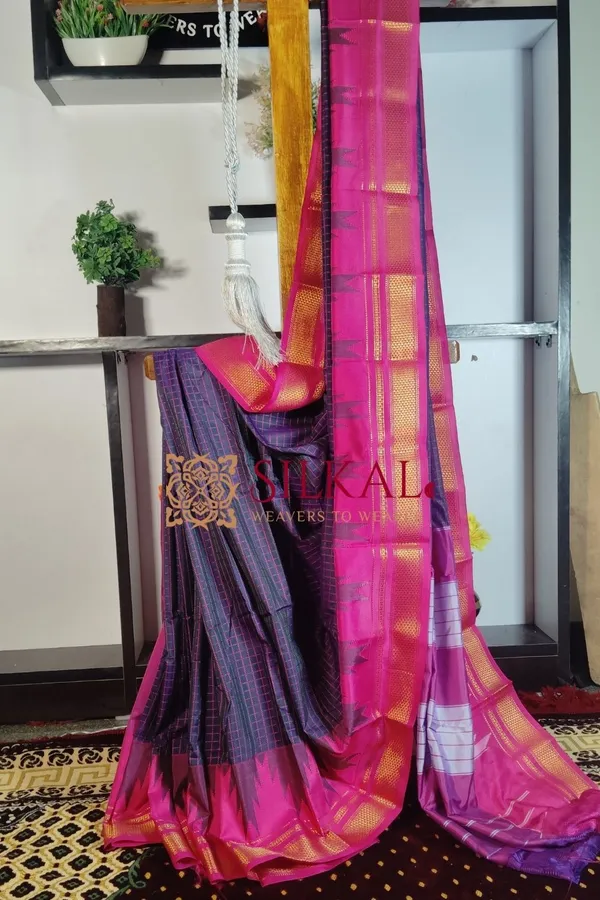 One_Side_Border_Chandarana_Temple_Saree_Saree_Code-_SKL1242