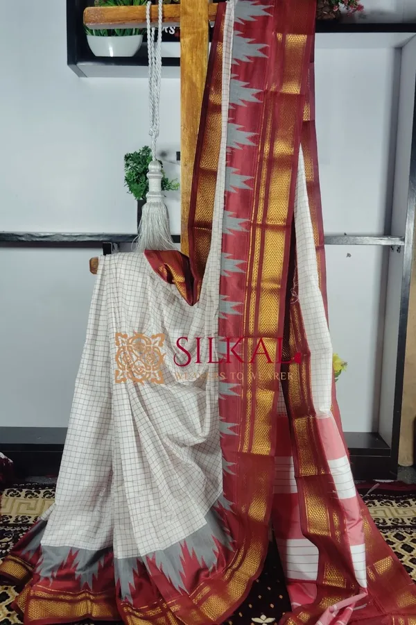 One_Side_Border_Chandarana_Temple_Saree_Saree_Code-_SKL1471