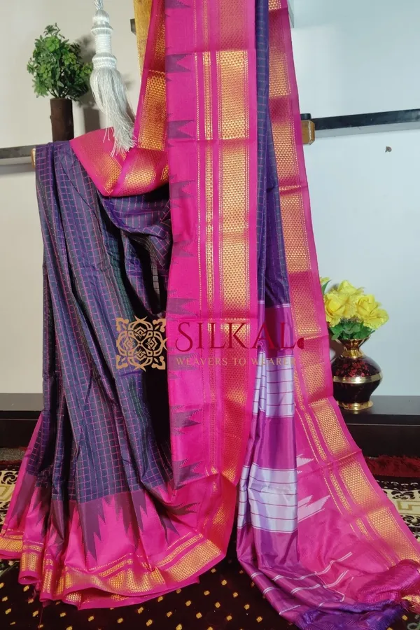 One_Side_Border_Chandarana_Temple_Saree_Saree_Code-_SKL1242