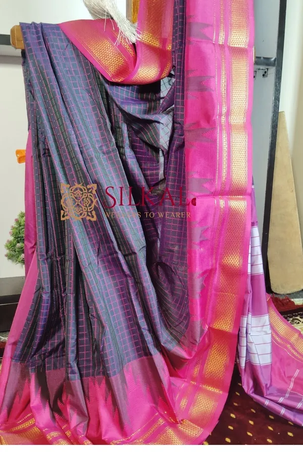 One_Side_Border_Chandarana_Temple_Saree_Saree_Code-_SKL1242
